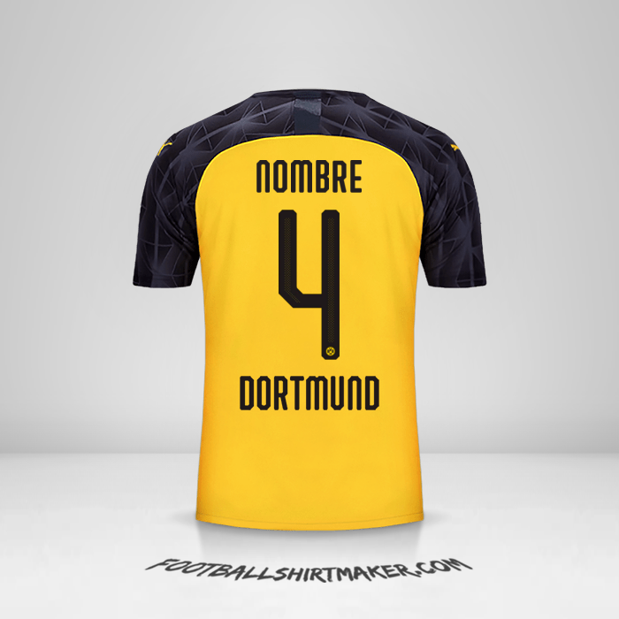 Jersey Borussia Dortmund Cup 2019/20 -  nombre - 4