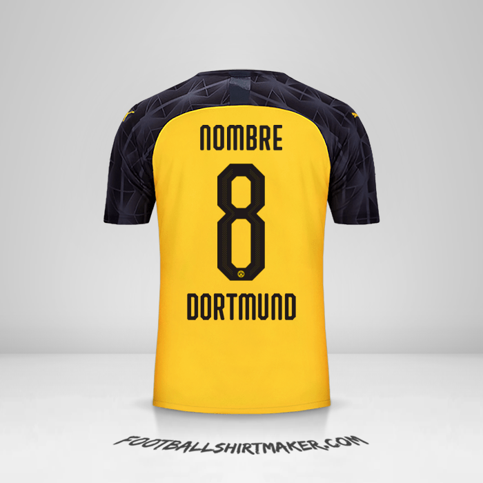 Camiseta Borussia Dortmund Cup 2019/20 -  nombre - 8