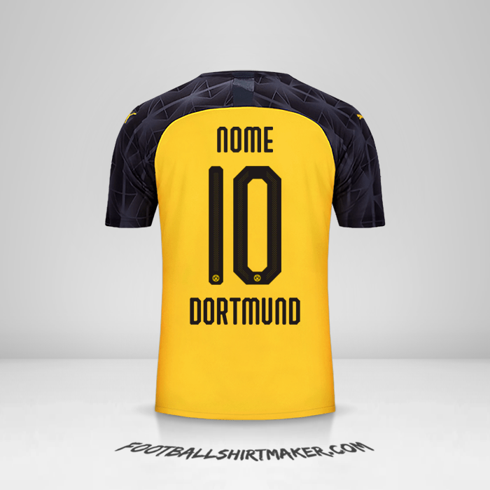 Camisa Borussia Dortmund Cup 2019/20 -  nome - 10