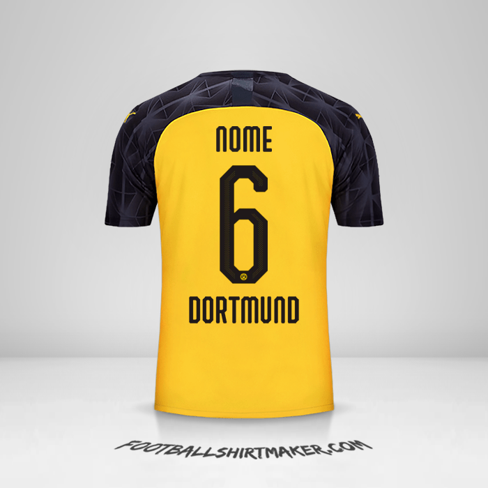 Maglia Borussia Dortmund Cup 2019/20 -  nome - 6