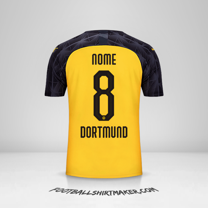 Camisola Borussia Dortmund Cup 2019/20 -  nome - 8