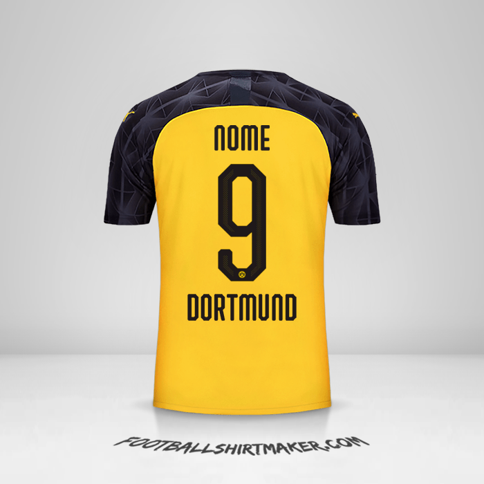 Camisola Borussia Dortmund Cup 2019/20 -  nome - 9