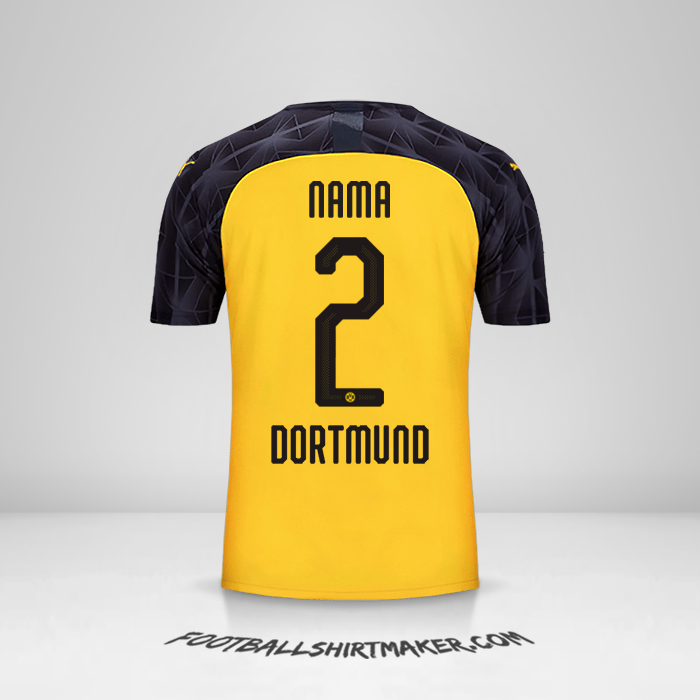 Jersey Borussia Dortmund Cup 2019/20 -  nama - 2
