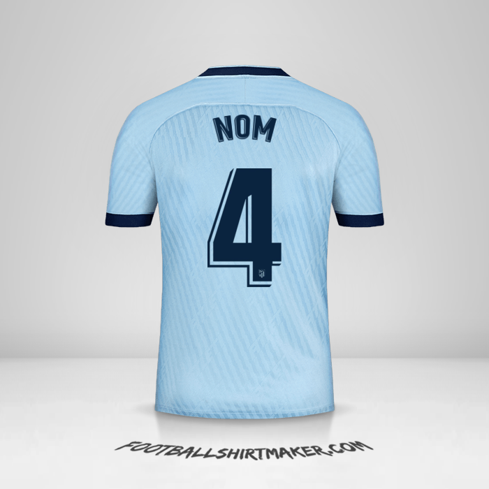 Maillot Atletico Madrid 2019/20 Troisième -  nom - 4