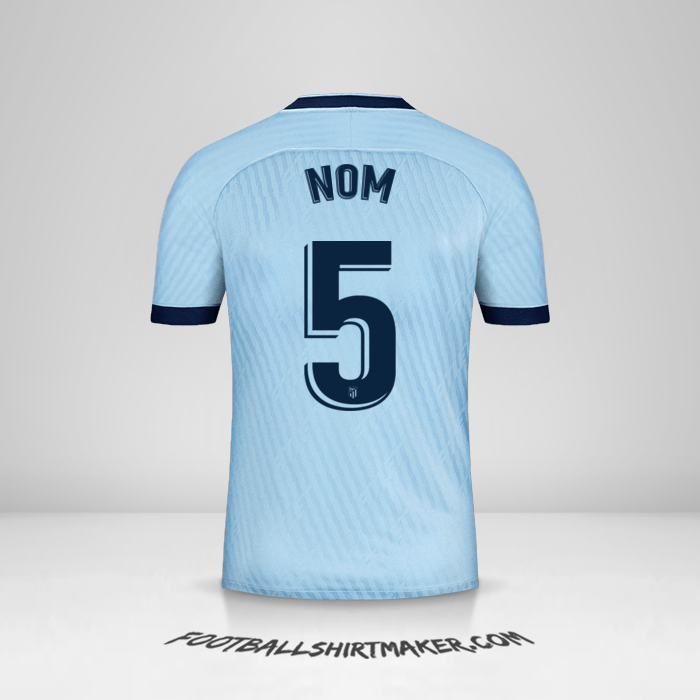 Maillot Atletico Madrid 2019/20 Troisième -  nom - 5