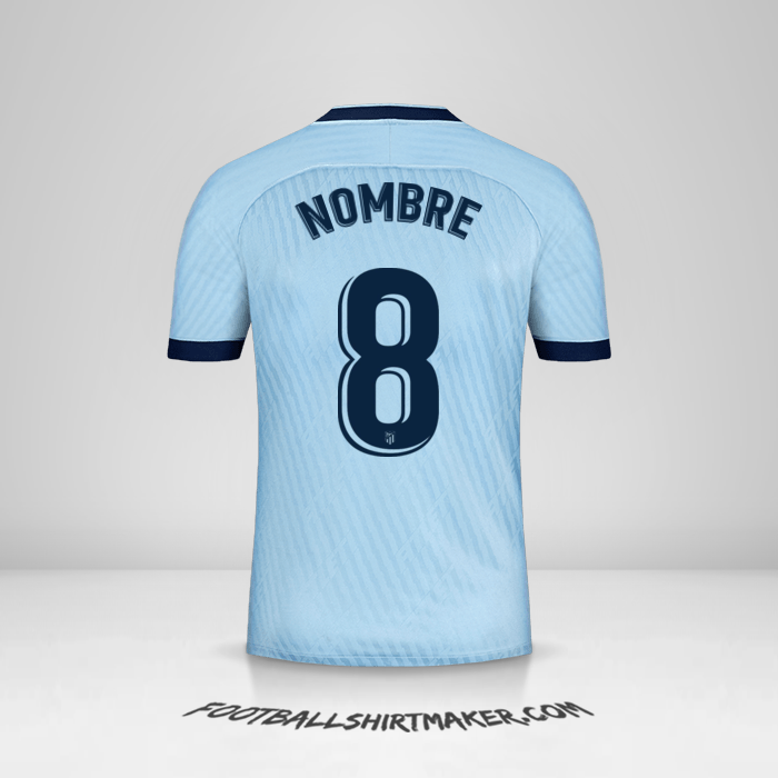 Camiseta Atletico Madrid 2019/20 Tercera -  nombre - 8
