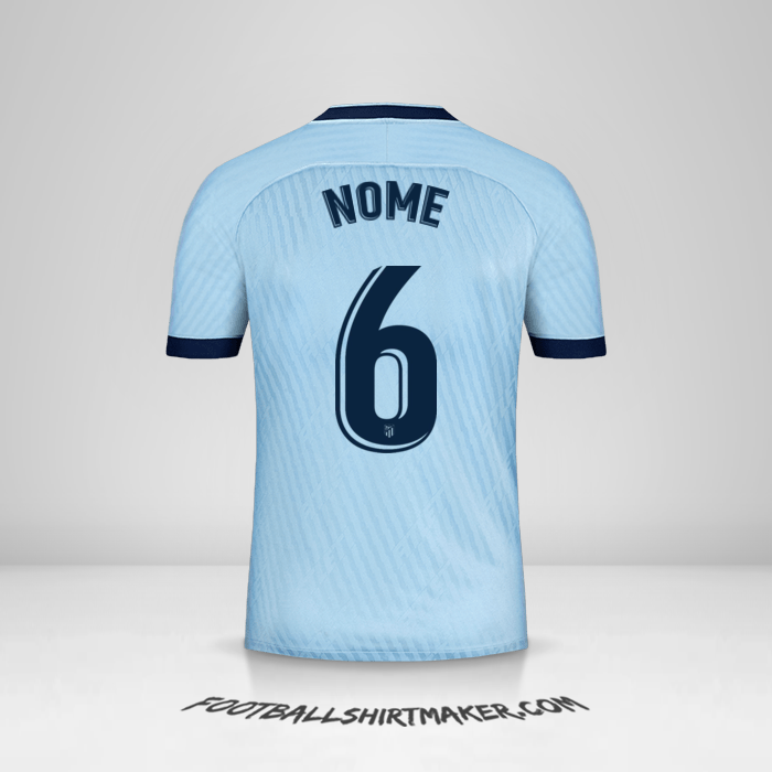 Maglia Atletico Madrid 2019/20 Terza -  nome - 6