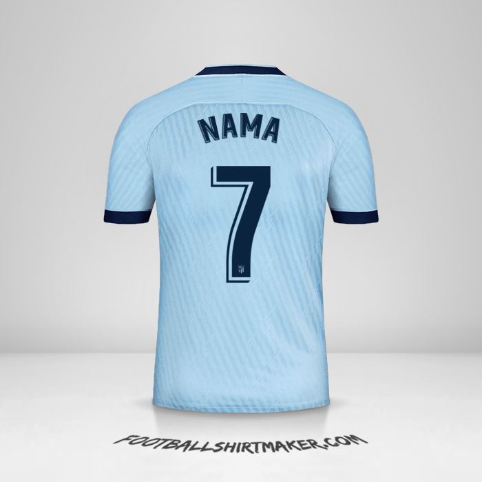 Jersey Atletico Madrid 2019/20 Ketiga -  nama - 7