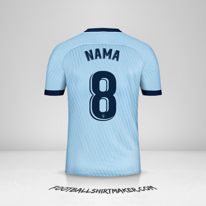 Jersey Atletico Madrid 2019/20 Ketiga -  nama - 8