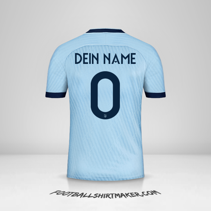 Trikot Atletico Madrid Cup 2019/20 III -  dein name - 0