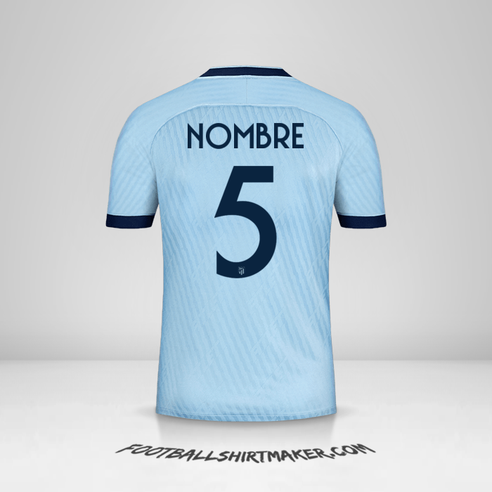 Camiseta Atletico Madrid Cup 2019/20 Tercera -  nombre - 5
