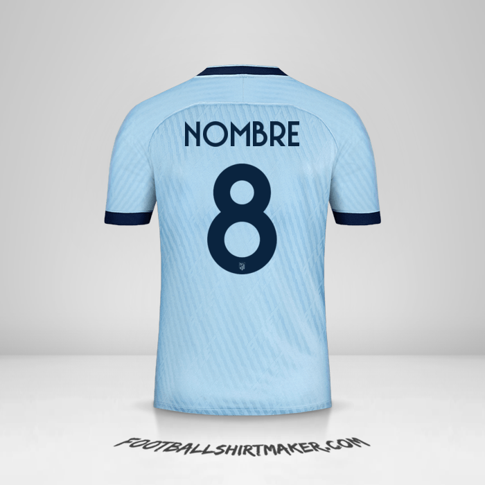 Jersey Atletico Madrid Cup 2019/20 Tercera -  nombre - 8