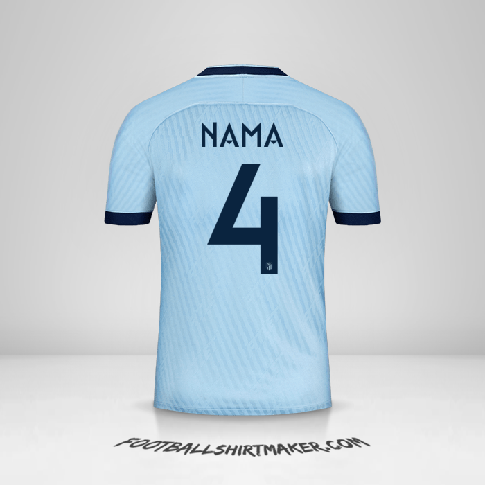 Jersey Atletico Madrid Cup 2019/20 Ketiga -  nama - 4