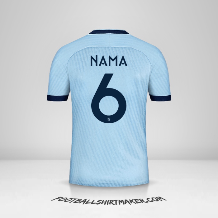 Jersey Atletico Madrid Cup 2019/20 Ketiga -  nama - 6