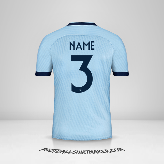 Shirt Atletico Madrid Cup 2019/20 Third -  name - 3