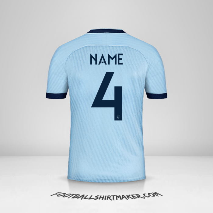 Shirt Atletico Madrid Cup 2019/20 Third -  name - 4