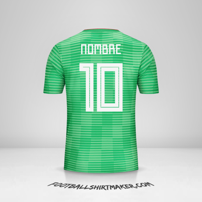 Camiseta Argelia 2018 Visita -  nombre - 10