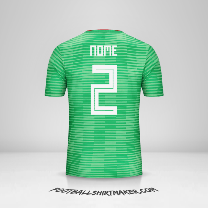 Camisa Argélia 2018 Alternativa -  nome - 2