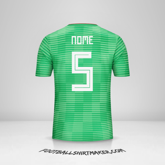 Camisa Argélia 2018 Alternativa -  nome - 5