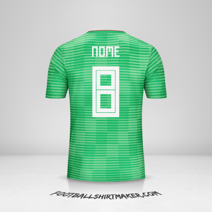 Maglia Algeria 2018 Seconda -  nome - 8