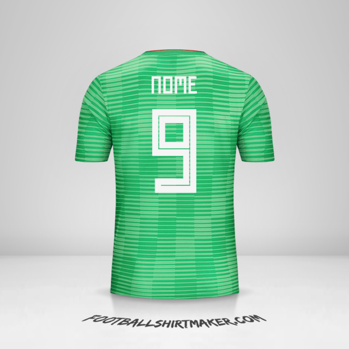 Maglia Algeria 2018 Seconda -  nome - 9