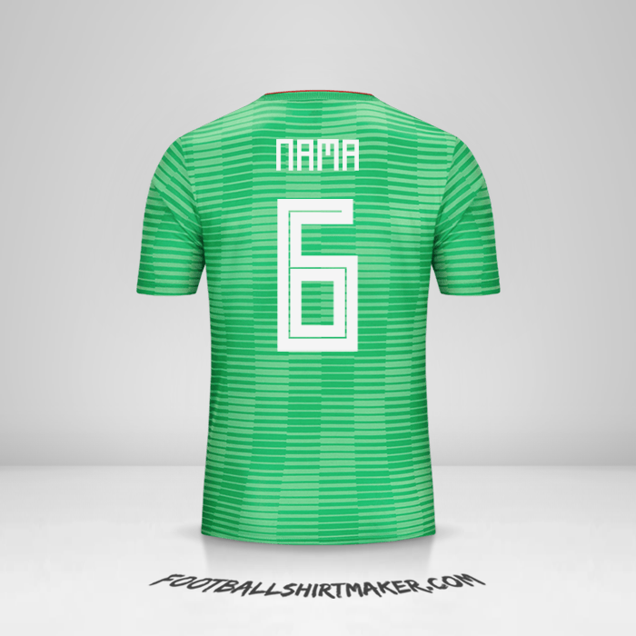 Jersey Aljazair 2018 Alternatif -  nama - 6