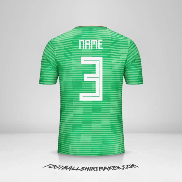 Jersey Algeria 2018 Away -  name - 3
