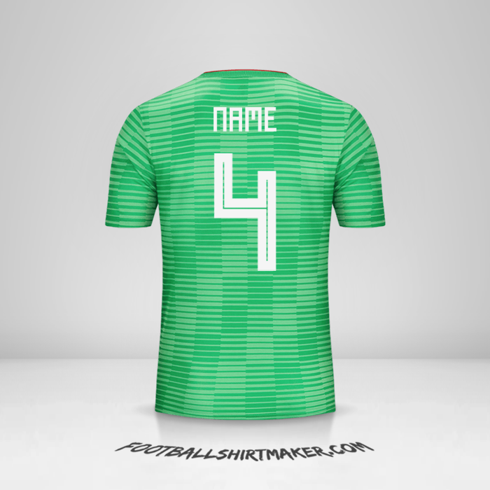 Jersey Algeria 2018 Away -  name - 4