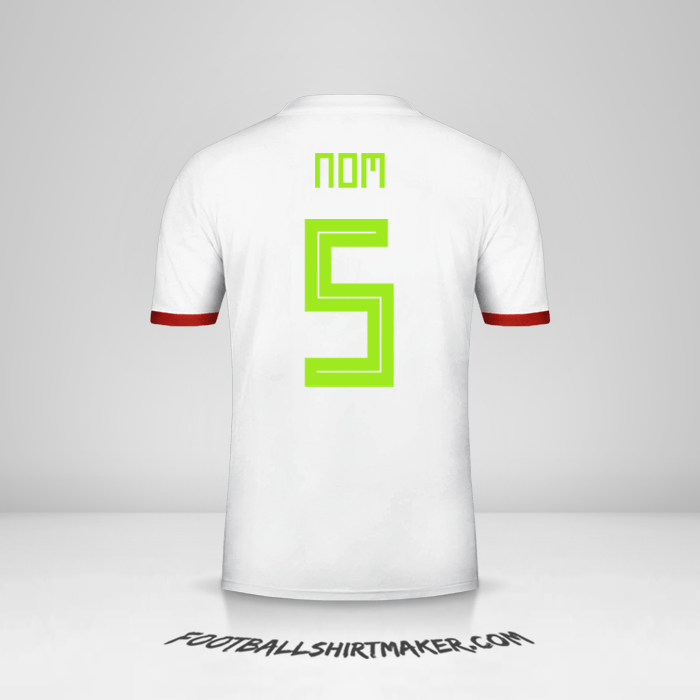 Maillot Algérie 2018 -  nom - 5