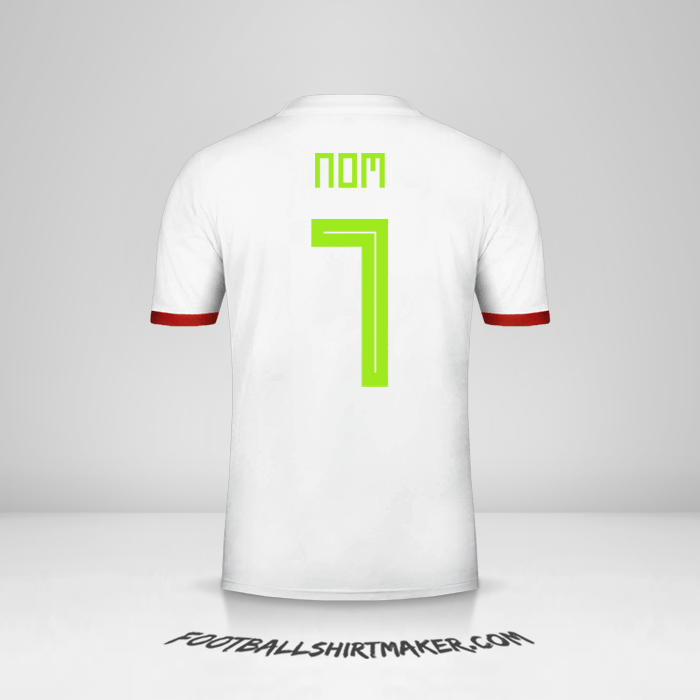 Maillot Algérie 2018 -  nom - 7