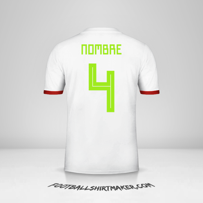 Jersey Argelia 2018 -  nombre - 4