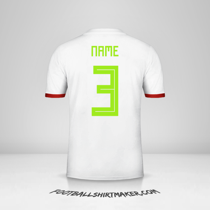 Shirt Algeria 2018 -  name - 3
