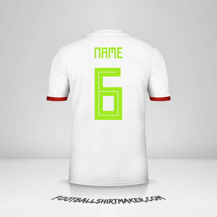 Jersey Algeria 2018 -  name - 6