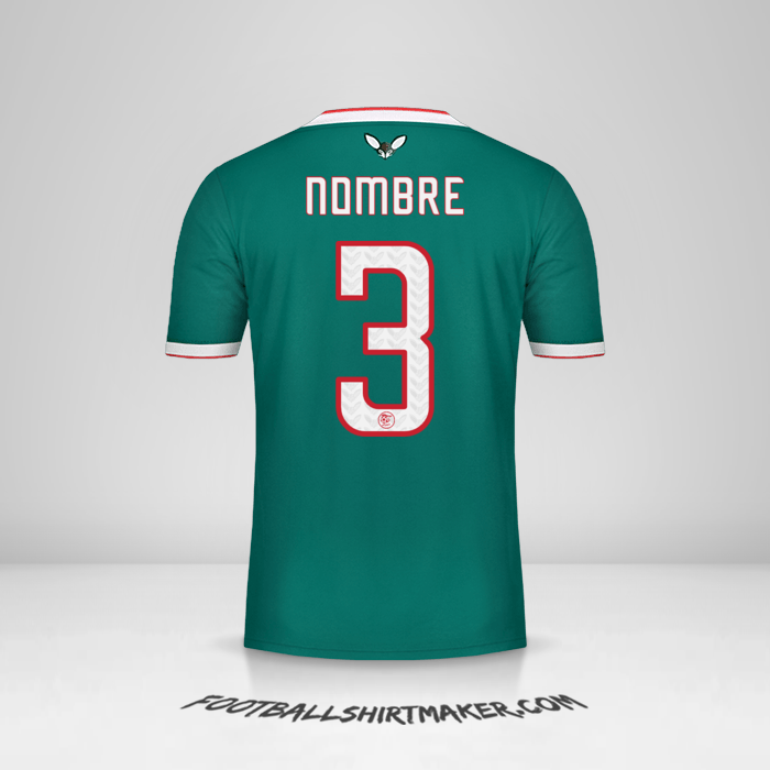 Jersey Argelia 2019 Visita -  nombre - 3