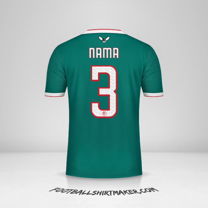 Jersey Aljazair 2019 Alternatif -  nama - 3