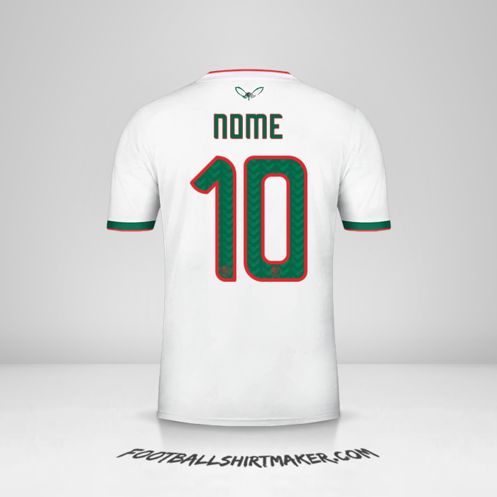 Camisola Argélia 2019 -  nome - 10