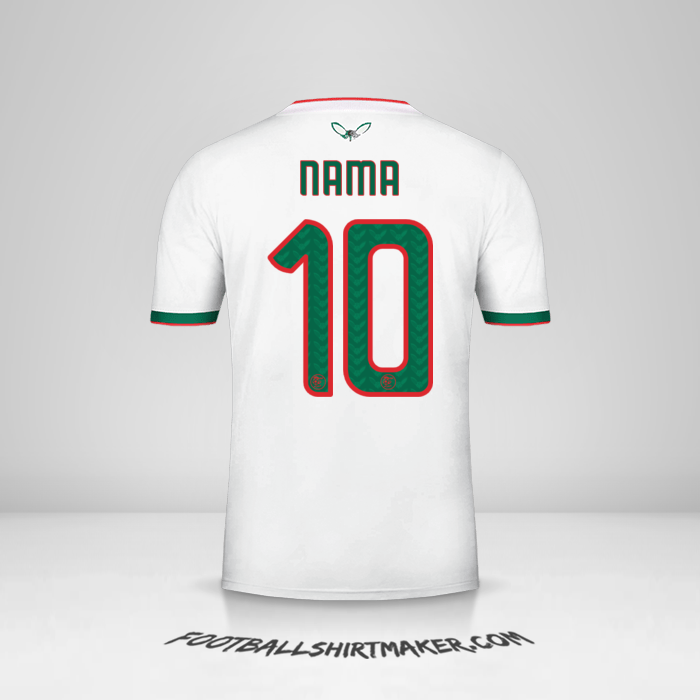 Jersey Aljazair 2019 -  nama - 10