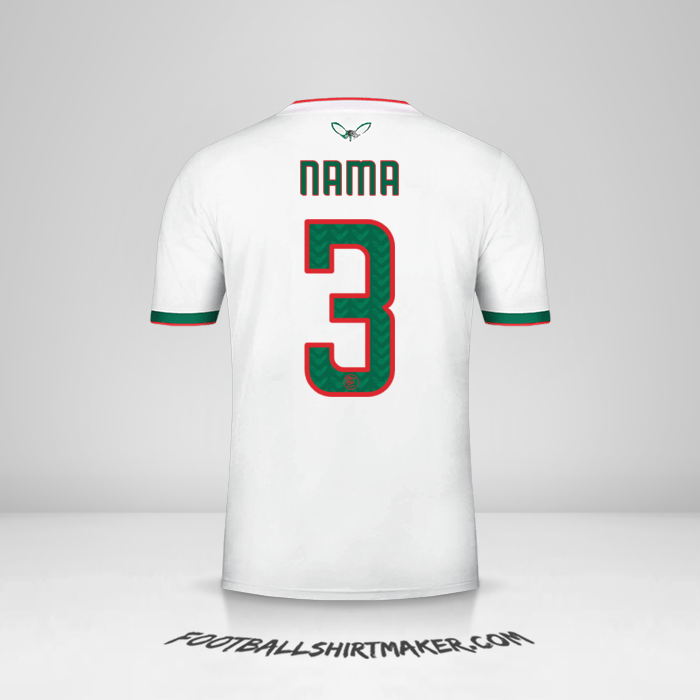 Jersey Aljazair 2019 -  nama - 3