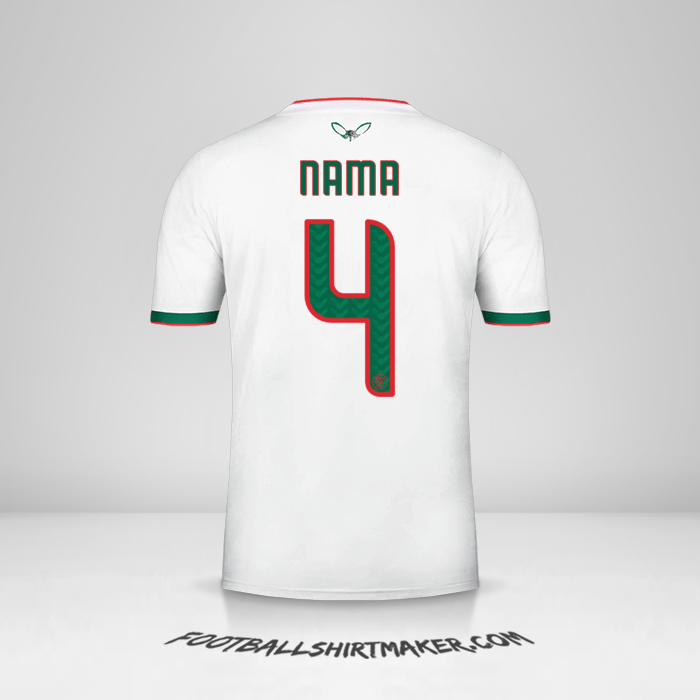 Jersey Aljazair 2019 -  nama - 4