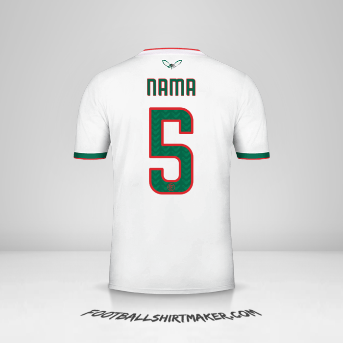 Jersey Aljazair 2019 -  nama - 5