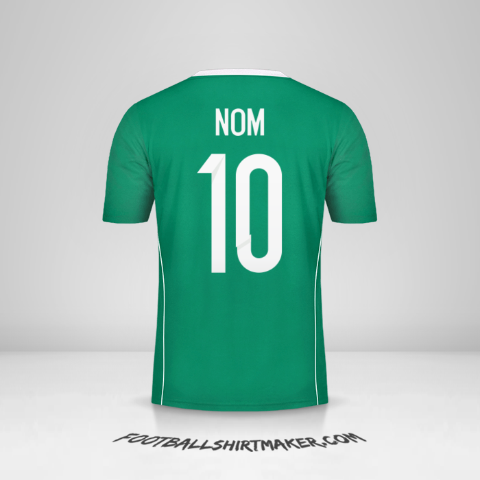 Maillot Algérie 2015 Extérieur -  nom - 10