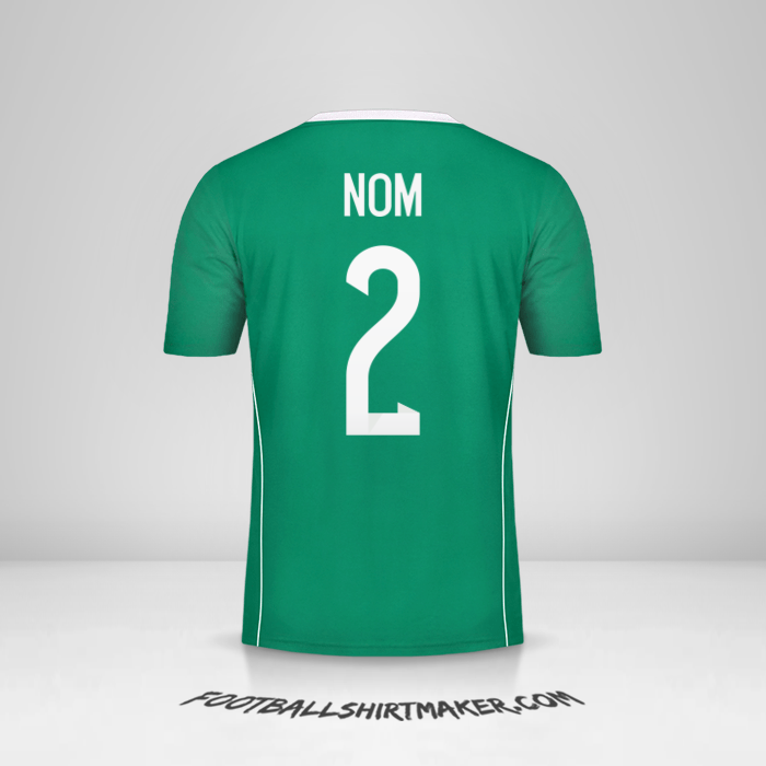Maillot Algérie 2015 Extérieur -  nom - 2