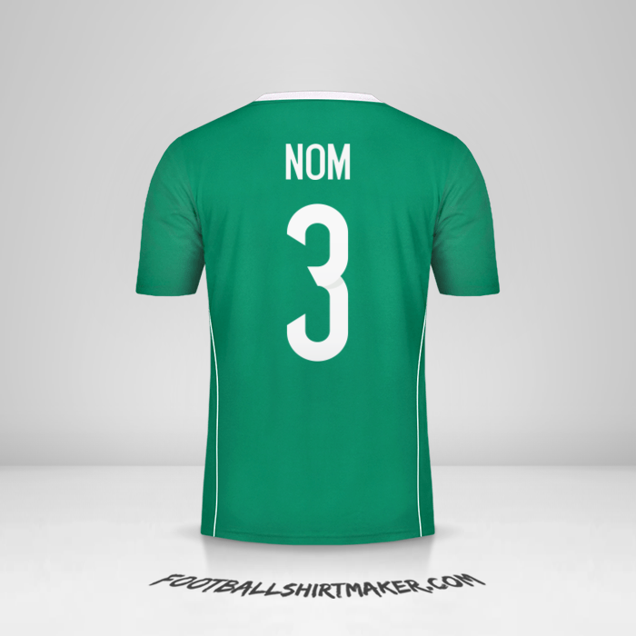 Maillot Algérie 2015 Extérieur -  nom - 3