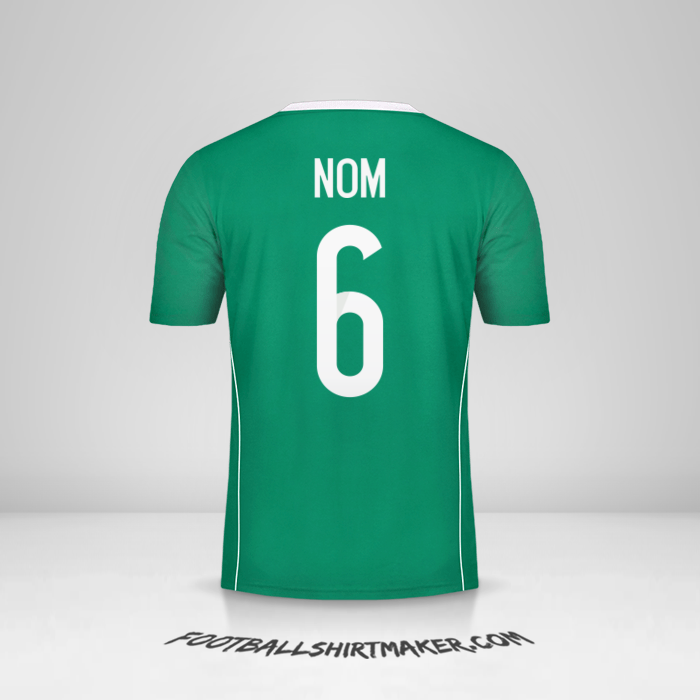 Maillot Algérie 2015 Extérieur -  nom - 6