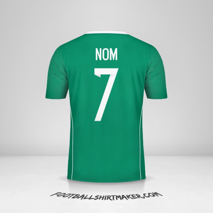 Maillot Algérie 2015 Extérieur -  nom - 7