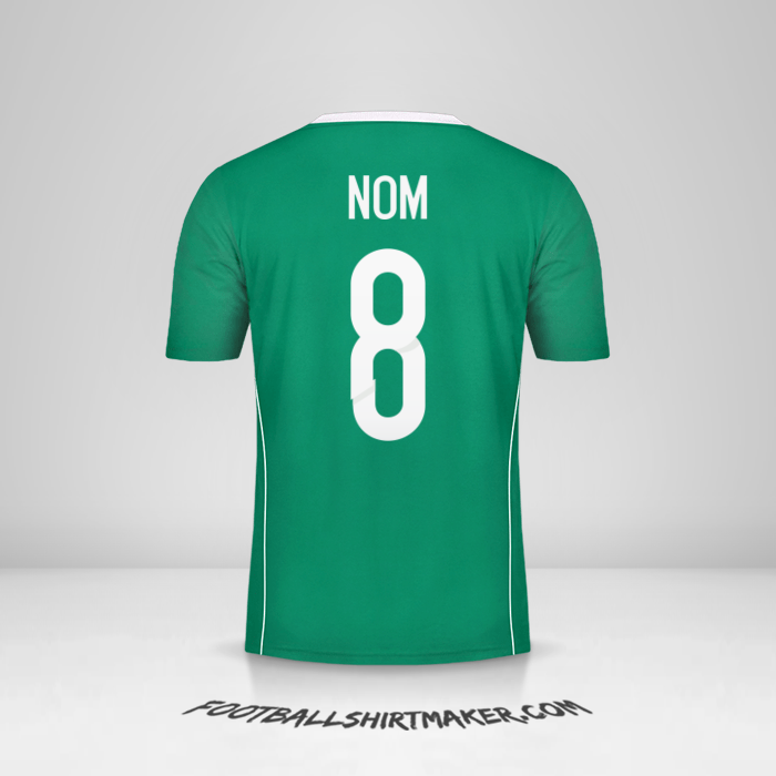 Maillot Algérie 2015 Extérieur -  nom - 8