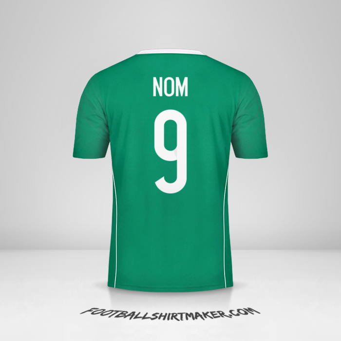 Maillot Algérie 2015 Extérieur -  nom - 9