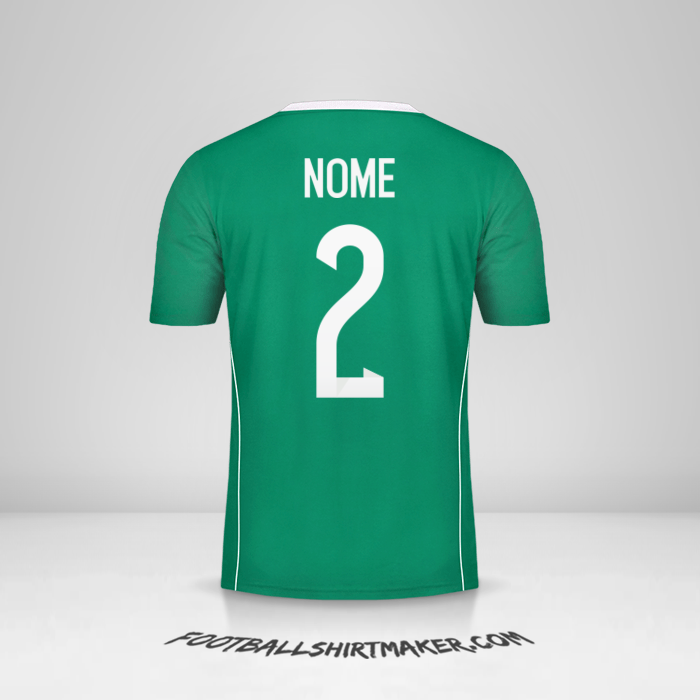 Camisola Argélia 2015 Alternativa -  nome - 2