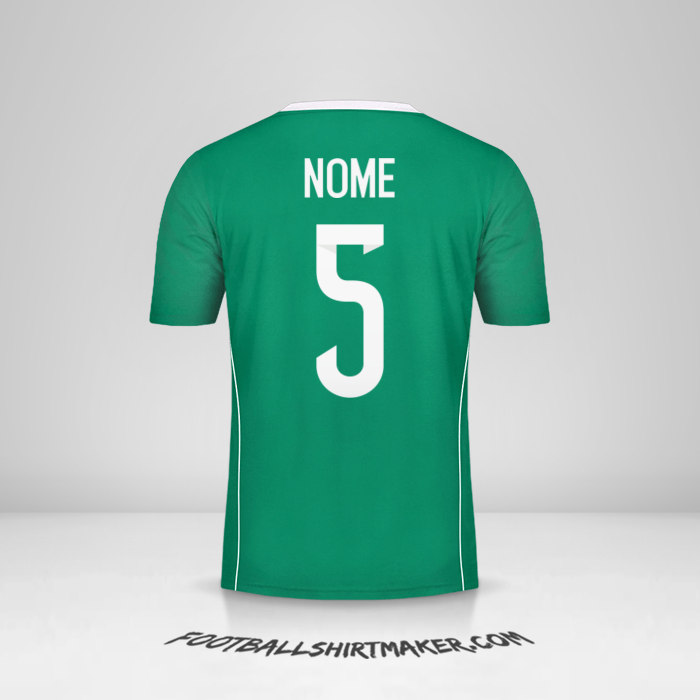Camisa Argélia 2015 Alternativa -  nome - 5