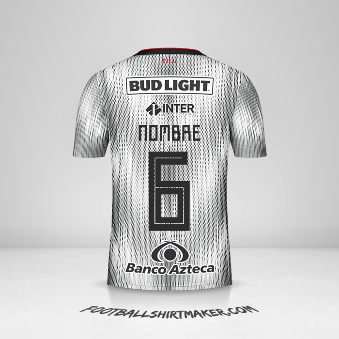 Camiseta Atlas 2019/20 Visita -  nombre - 6